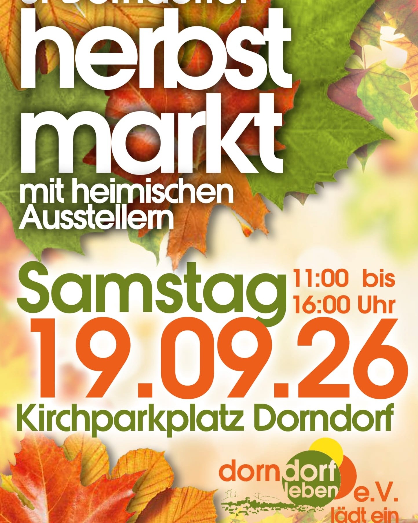 Wir sind am Samstag auch in Dorndorf dabei. Kommt doch vorbei zum Stöbern😉